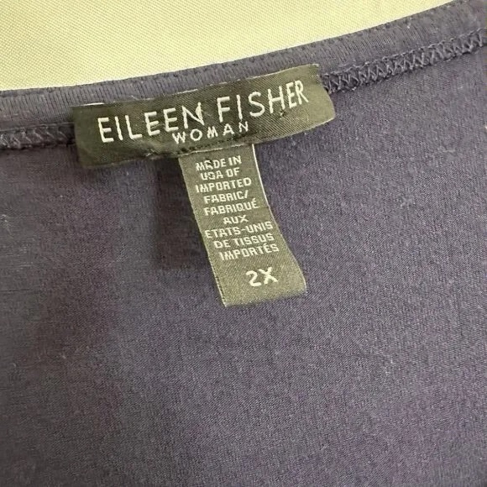 Eileen Fisher Midnight Blue Mini Dress - Picture 2 of 5